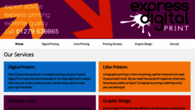 What Expressdigitalprint.co.uk website looked like in 2017 (6 years ago)