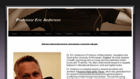 What Ericandersonphd.com website looked like in 2017 (6 years ago)
