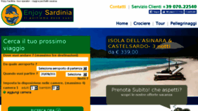 What Enjoysardinia.net website looked like in 2017 (6 years ago)