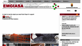What Emgiasa.es website looked like in 2017 (6 years ago)