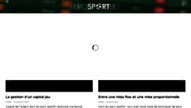 What Eurosportbet.fr website looked like in 2017 (6 years ago)