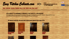 What Easykitchencabinets.com website looked like in 2017 (6 years ago)