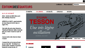 What Editionsdesequateurs.fr website looked like in 2017 (6 years ago)
