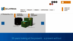 What Ecuatran.com website looked like in 2017 (6 years ago)
