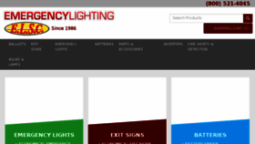 What Emergencylighting.com website looked like in 2017 (6 years ago)