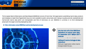 What Emodnet.eu website looked like in 2017 (6 years ago)