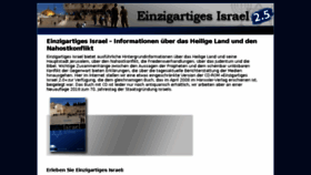 What Einzigartiges-israel.de website looked like in 2017 (6 years ago)
