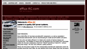 What Effluxrc.com website looked like in 2017 (6 years ago)