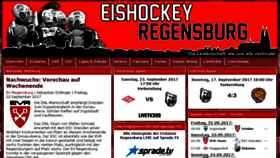 What Eishockey-regensburg.de website looked like in 2017 (6 years ago)