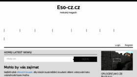 What Eso-cz.cz website looked like in 2017 (6 years ago)