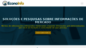 What Econoinfo.com.br website looked like in 2017 (6 years ago)