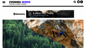 What Eveningsends.com website looked like in 2017 (6 years ago)