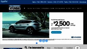 What Escondidohyundai.com website looked like in 2017 (6 years ago)