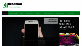 What El-creation.com website looked like in 2017 (6 years ago)