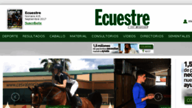 What Ecuestre.es website looked like in 2017 (6 years ago)