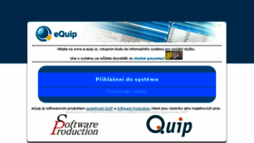 What E-quip.cz website looked like in 2017 (6 years ago)
