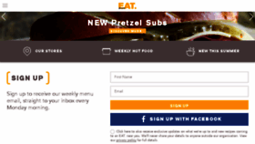 What Eat.co.uk website looked like in 2017 (6 years ago)