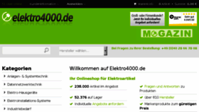 What Elektro4000.de website looked like in 2017 (6 years ago)