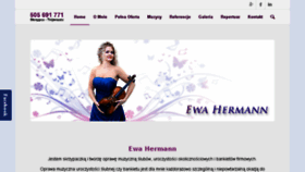 What Ewahermann.pl website looked like in 2017 (6 years ago)