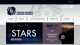 What Estheticacademy.org website looked like in 2017 (6 years ago)
