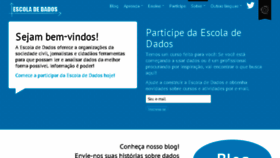 What Escoladedados.org website looked like in 2017 (6 years ago)