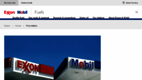 What Exxonmobilstations.com website looked like in 2017 (7 years ago)