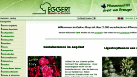 What Eggert-baumschulen.de website looked like in 2017 (6 years ago)