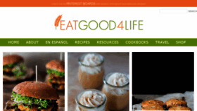 What Eatgood4life.com website looked like in 2017 (6 years ago)