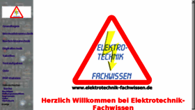 What Elektrotechnik-fachwissen.de website looked like in 2017 (6 years ago)