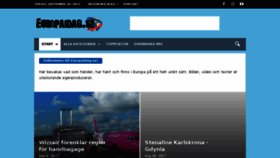 What Europaidag.se website looked like in 2017 (6 years ago)