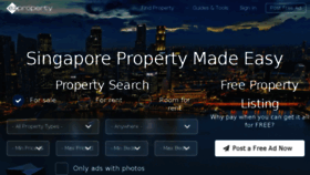What Ezproperty.sg website looked like in 2017 (6 years ago)
