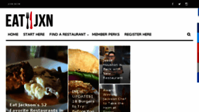 What Eatjackson.com website looked like in 2017 (6 years ago)