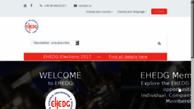 What Ehedg.org website looked like in 2017 (6 years ago)