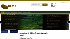 What E-nema.de website looked like in 2017 (7 years ago)