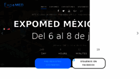 What Expomed.com.mx website looked like in 2017 (6 years ago)