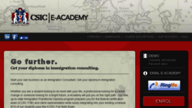 What E-certify.ca website looked like in 2017 (7 years ago)
