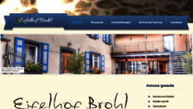 What Eifelhof-brohl.de website looked like in 2017 (6 years ago)