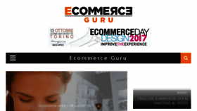 What Ecommerceguru.it website looked like in 2017 (6 years ago)