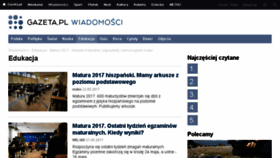 What Edulandia.pl website looked like in 2017 (6 years ago)