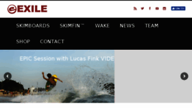 What Exileskimboards.com website looked like in 2017 (6 years ago)