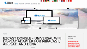 What Ezcast-wifidisplay.com website looked like in 2017 (6 years ago)