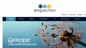 What Empaction.com website looked like in 2017 (6 years ago)