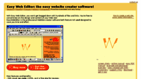 What Easy-web-editor.net website looked like in 2017 (7 years ago)
