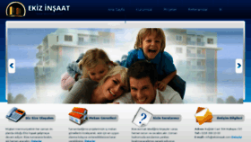What Ekizinsaat.com website looked like in 2017 (6 years ago)