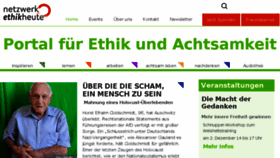 What Ethik-heute.org website looked like in 2017 (6 years ago)