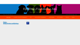 What Epi4dogs.com website looked like in 2017 (6 years ago)
