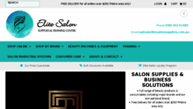 What Elitesalonsupplies.com.au website looked like in 2017 (8 years ago)