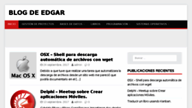 What Edgartec.com website looked like in 2017 (6 years ago)