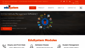 What Edusystem.in website looked like in 2017 (6 years ago)