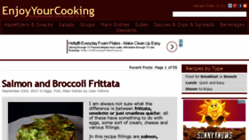 What Enjoyyourcooking.com website looked like in 2017 (6 years ago)